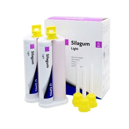 Силагум Light А-силикон коррегирующий (2х50 мл), DMG, 909713