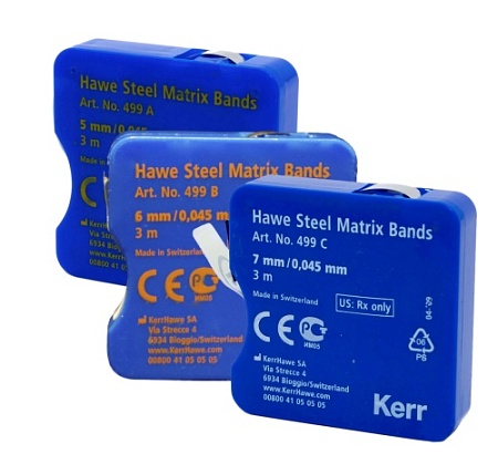 Матрицы Steel Matrices стальные 0,045мм/7мм/3м Kerr 499C
