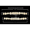 Зубы акриловые цвет A2 (S3, S4L, M30) 28 шт. (NMA2S3M30), Yamahachi, Япония