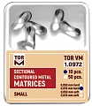 Матрицы секционные малые метал.мягкие 50 мкм (10 шт), 1.0972 (м50), ТОР ВМ