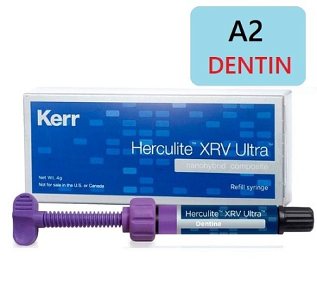 Геркулайт XRV Ультра шприц дентин A2 4 гр, Kerr
