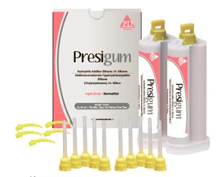 Presigum Putty Kit Base + Catalyst/Normal Set 2х250 мл +Presigum Light Body/Normal Set 2х50 мл