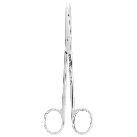 Ножницы для десны N1 прямые, зубчики на 1 лезвии, 14,5 см, 0311-1, ASA DENTAL