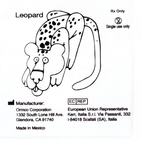 Резиновая тяга «Леопард» 3 G 1/4&quot; (6,35 мм) слабая (100 шт) 635-0059, ORMCO